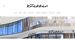 Desktop Screenshot of juwelierkrebber-mg.de